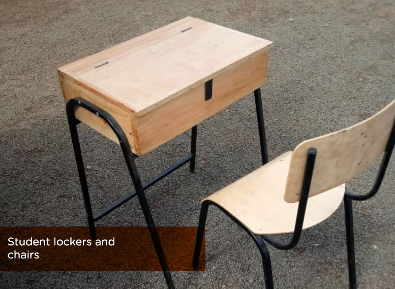 Student Lockers and Chairs